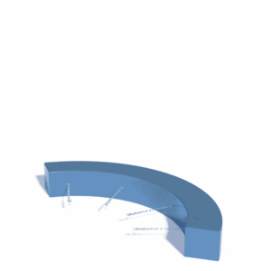 FIBERGLASS SEATING WITH SPRAYS
