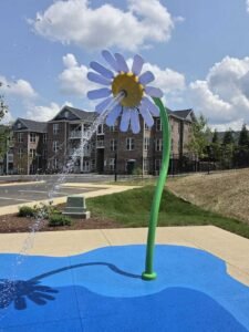 Cane Creek Splash Park Water Splash Park Water Splash Inc Watersplash NC North Caroline USA Daisy Bended Post